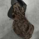 S-noilite Baseball Cap Wig with Hair Extensions 12" Short Curly Wavy Bob Hairstyle Adjustable Hats with Hair Attached for Women Synthetic Brown Wavy Bob Hat Wigs Hair Piece(#10-Ash Brown)