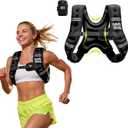 Weighted Vest for Men Women (20lb 16lb 12lb 8lb), Reflective Weighted Vest for Walking, Running, Workout & Fitness, Strength Training, Adjustable Buckles with Detachable Bag