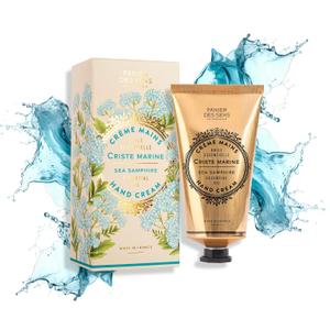 Panier des Sens Sea Fennel Hand Cream - Nourishing Shea Butter Hand Cream for Dry Cracked Hands 97% Natural Ingredients - Dermatologically Tested Hand Lotion for Woman Made in France, 2.5 fl oz