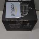 Ice Cream Maker Attachment for Kitchenaid Stand Mixers, Ice Cream Maker Machine Compatible with 4.5QT and Larger KitchenAid Mixers, 2-Quart Capacity, Sorbet and Gelato Maker Accessory by TPGSING (White)