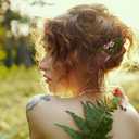 2 x FRESHME Mushroom Elf Ears Adult - Handmade Soft Pixie Fairy Ears with Moss Mushroom and Flower Non Piercing Woodland Forest Elven Ear Cuff for Women Christmas Renaissance Halloween Cosplay Accessories