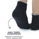 Mens & Boys Ankle Socks Cotton Warm Elastic Casual Lightweight Moisture Wicking Anti Odor | 3 & 6 Pairs, Size: 8-10