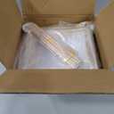 kehail 2-Tier Metal Flower Stand Set with Acrylic Shelves, Geometric Display Rack for Wedding Centerpieces, Party Decor, Tall Floor Vase Stand (Gold, Set of 3-36.8"/32.9"/25")