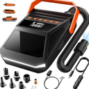 Paddle Board Pump Electric Portable 50PSI High Pressure Sup Pump with Auto-off / Deflate Function 12V DC Car Connector for Car Inflatable Stand Up Paddleboard Boats Kayak Motorcycle Bicycle, etc.