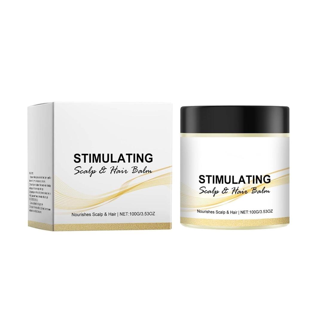 Stimulating Scalp and Hair Balm, Nourishes Scalp & Hair, Shea Butter and Mango Butter Blend (1Pcs)