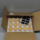 20 Pcs Glass Spice Jars with Airtight Bamboo Lids, Labels and Pen, 2.5oz Mini Clear Food Storage Containers for the Pantry, Kitchen Canisters for Tea, Herbs, Sugar, Salt, Coffee and More