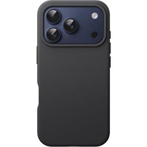 JETech Liquid Silicone Case for iPhone 17 Pro 6.3-Inch, Silky Soft Touch Full-Body Protection, Anti-Scratch Shockproof Phone Cover with Microfiber Lining (Black)