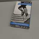 ABIRAM Ankle Brace for Men & Women - Adjustable Compression Sleeve with Wrap, Ion-Matrix Support for Sprained Ankle, Plantar Fasciitis, Achilles Tendonitis Relief - Breathable Gear for Running, Sports (XX-Large, Black)