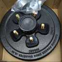 Ultra-Fab Hub/Drum Assembly - Loaded (3,500 lb. Capacity, 5 Lug, 4.5", 1/2"-20, for 10" Brake)