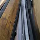 LINSY Twin Bed Frame with Ergonomic Headboard, 14 inch Fast Assembly Metal Bed with LED Lights, Outlets & USB, Kids Twin Size Bed Frame, Noise Free, No Box Spring Needed, Rustic Brown