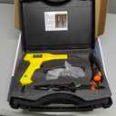 Plastic Welder, 2 in 1 Plastic Welding Kit, SONNLER 1000PCS Hot Stapler Plastic Repair Kit For Car Bumper Crack Repair with Iron, Rods, Metal Mesh, Abrasive Paper, Aluminum Tape (Yellow)