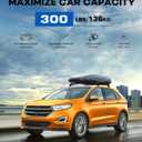Wonderdriver Roof Rack Cross Bars 300lbs Compatible with Ford Edge 2015-2024,Heavy Duty Aluminum Lockable Roof Rails Crossbars Cargo Canoe Black Rooftop Cargo Carrier Luggage.