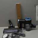 Cordless Vacuum Cleaner with Self-Standing, LED Screen Stick Vacuum Cleaners for Home, Lightweight Powerful Suction Vacuum, 6-in-1 Rechargeable Vacuum for Carpets, Pet Hair, Hardwood Floors (Black)