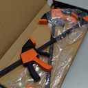 HORUSDY 12'' Bar Clamps for Woodworking, 2PCS Quick F Wood Working Clamps Sets, with 150 LBS Load Limit (Orange)