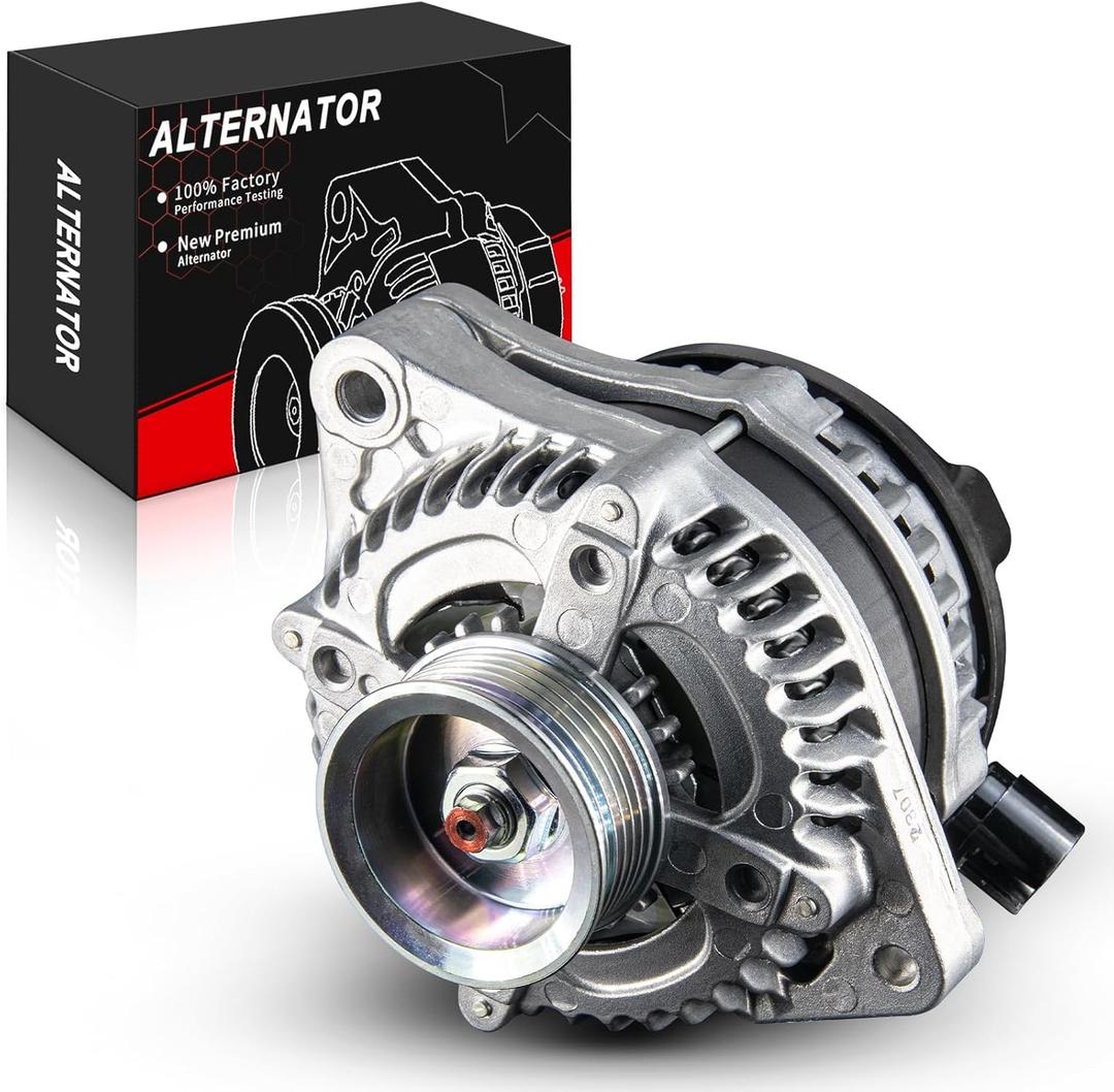Alternator Only for V6 for:-Honda Odyssey 2005 2006 2007 3.5L, Pilot 2005-2008, for:-Ridgeline 2006-2008, for:-Acura MDX 2003-2005 2006 3.5L, MDX 2007-2009 3.7L, 12V 130Amp OE# 31100-RDJ-A01