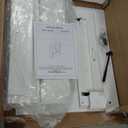 Bathroom Wall Cabinet Wooden Medicine Cabinet Buffering Hinge MDF Material Over Toilet Storage 23"x29" and Adjustable Shelves Cupboard Above Toilet with Large Space (White)