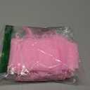 FUNFERY 100 Pcs Pink Organza Bags 3x4 in, Small Mesh Drawstring Gift Bags for Sachet, Jewelry, Candy, Wedding Favor, Easter Day