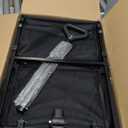 Double Decker Wagon 320L Large Capacity 400LBS Collapsible Sports Utility Cart with Big Wheels,Double Extended Tailgate Heavy Duty Folding Wagon Cart for Groceries,Camping,Outdoor (Black)