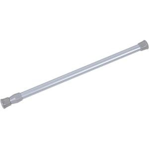 Spring Curtain Tension Rods, 1 Pcs Cupboard Bars Shower Rods 16 to 28 Inches Adjustable Extension Rod for Bathroom Window Closet Wardrobe Bar DIY Projects (Silver, 16-28 in-1 Pcs)