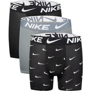 Nike Boys' Dri-FIT Essentials Micro Multi-Pack Boxer Briefs, Size Youth L