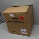 Kohree 5.8 Gal Camping Toilet: Portable Toilet for Adults with Diagonal Elongated Bowl Seat, Large Waste Tank, Leak-Proof Cassette with Level Indicator, RV Travel Porta Potty for Boat Trip Home Use