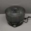 Elite Gourmet EFD319 Food Dehydrator, 5 BPA-Free 11.4" Trays Adjustable Temperature Controls, Jerky, Herbs, Fruit, Veggies, Dried Snacks, Black