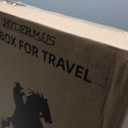 Cowboy Hat Box, Hard Shell Travel Case, Holds 2 Hats, Extra Large, Gray