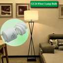 13 Watt GU24 Base 2 Prong Light Bulb, CFL T2 Mini Twist Lock Spiral Compact Bulbs Self Ballasted, 2700K Soft Warm White, 4 Pack