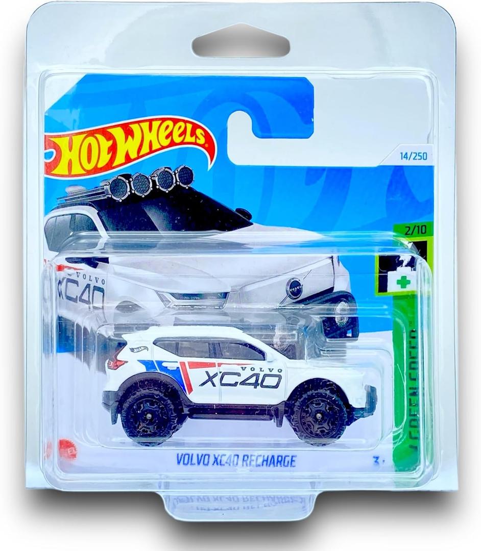 Pack Of 3 Hot Wheels Cars (Loopster, RockinRailer, Volvo XC40 Recharge)