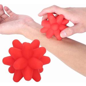 Brrnoo Silicone Massage Ball, Ball for Trigger Point Massage - Deep Tissue Massager for Myofascial Release - Mobility Ball for Exercise & Recovery, Foot Acupoint Trigger Point Massage