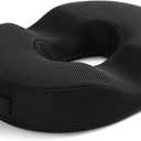Memory Foam Donut Pillow for Hemorrhoid Seat Cushion Ergonomic for Comfort Sitting, Pain & Pressure Relief for Tailbone, Bed Sores, Postpartum Pregnancy, Butt, Hip