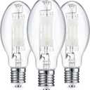 3 Pcs 175 Watt Lighting Metal Halide Lamp MH400/U/MOG 36000 Lumen 4000K Outdoor Light Bulb 12, 000 Hour Span Life Mogul Base (E39) ED28 High Intensity Discharge Metal Halide Bulb