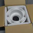 Puoyik 2 Piece Set of Flower Pots 8/6 inches, Ceramic Flower Pots with Drainage Holes, Indoor and Outdoor Plant Flower Planter (7.8/5.9 Blue)