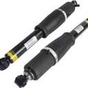 Rear Air Strut Shock Absorber Compatible with 2002-2014 Cadillac Escalade Chevrolet Avalanche Suburban Tahoe GMC Yukon Replace# 15756926, 25979391, 25979393