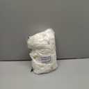 Kevin Textile Soft Plush 14x36 Inch Long Lumbar Pillow Cover 1 Pack, Luxury Fluffy Faux Fur Striped Flannel Rectangle Body Cushion Case for Couch Sofa Chair Bed Home Decor, Cream White