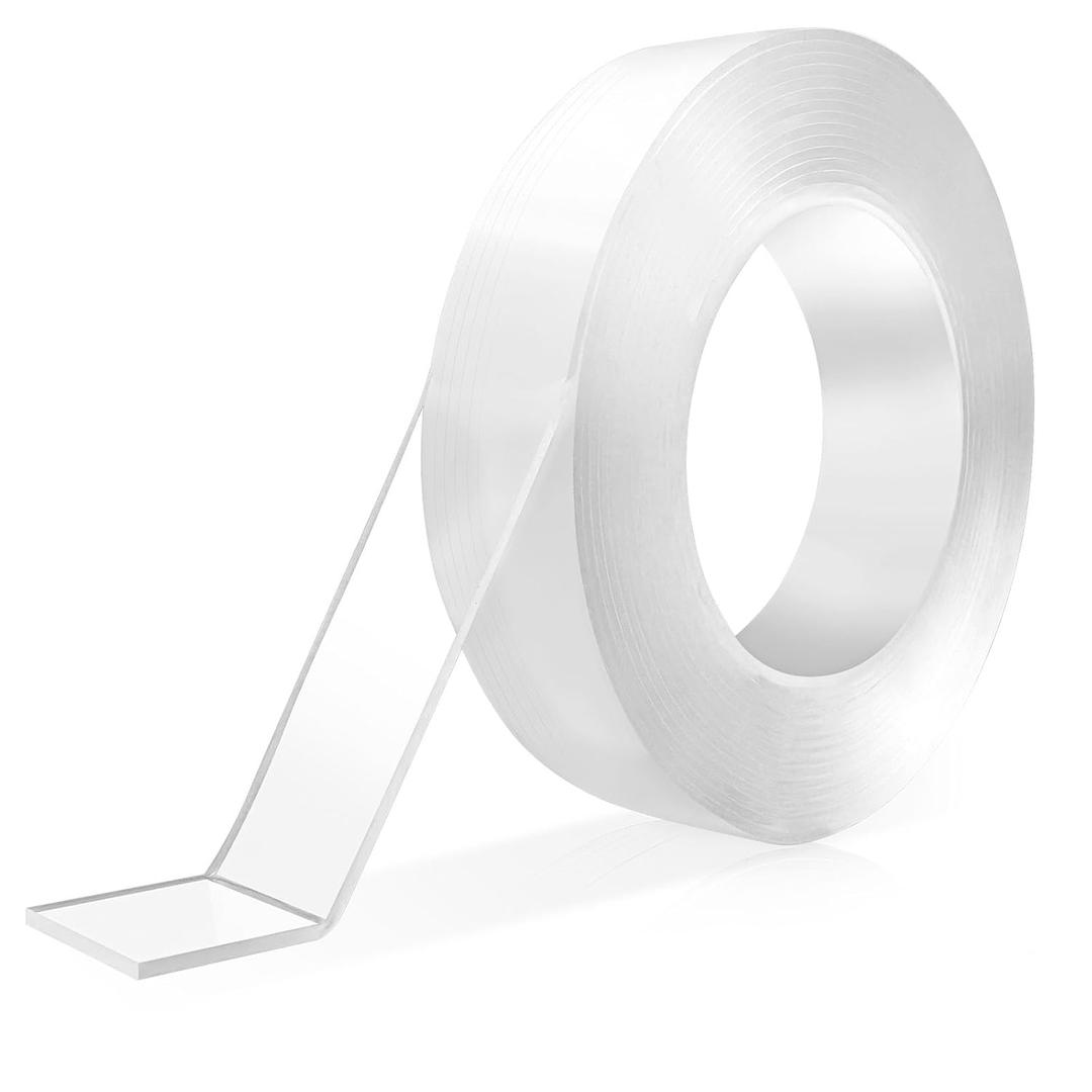 Double Sided Tape Heavy Duty,Removable Nano Tape 10FT,Clear Strong Adhesion Mounting Tape Multipurpose Two Sided Tape