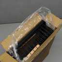 3 Tier Fruit Basket for Kitchen Counter with 2 Banana Hangers, Countertop Metal Fruit Bowl with Wooden Handle, Large Storage Stand for Vegetables, Snacks, Breads, Produce Storage  Black