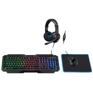 iLive Gaming Value Pack with Keyboard, Mouse, Mouse Pad and Headphones (IAGMK25VP)