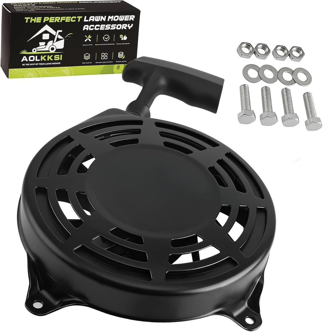 497680 Recoil Starter Assembly Compatible 497830 498144 Rewind Starter, B&S 6.75 Motor Troy-Bilt TB210 TB230 Toro 20010 20011 20021 20023 20023 20025 20027 20030 20494 Lawn Mower