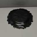 32 Pack Charger Plates Set Reef Chargers for Dinner Table Serving Tray Floral Plastic Decorative Plates for Table Setting Wedding Party, 13 Inch(Black)