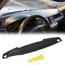 HECASA Dash Cover Compatible with 2005-2009 Land Rover Range Rover LR3 HSE SE Sport Supercharged Dashboard Cover Cap Overlay ABS Plastic Black