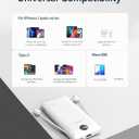 VEGER Portable Charger with Built-in AC Plug and Cables, All in One 10000mAh Ultra Slim Power Bank Travel Essentials, Fast Charging Battery Pack Compatible with iPhone, Samsung, Android (White)