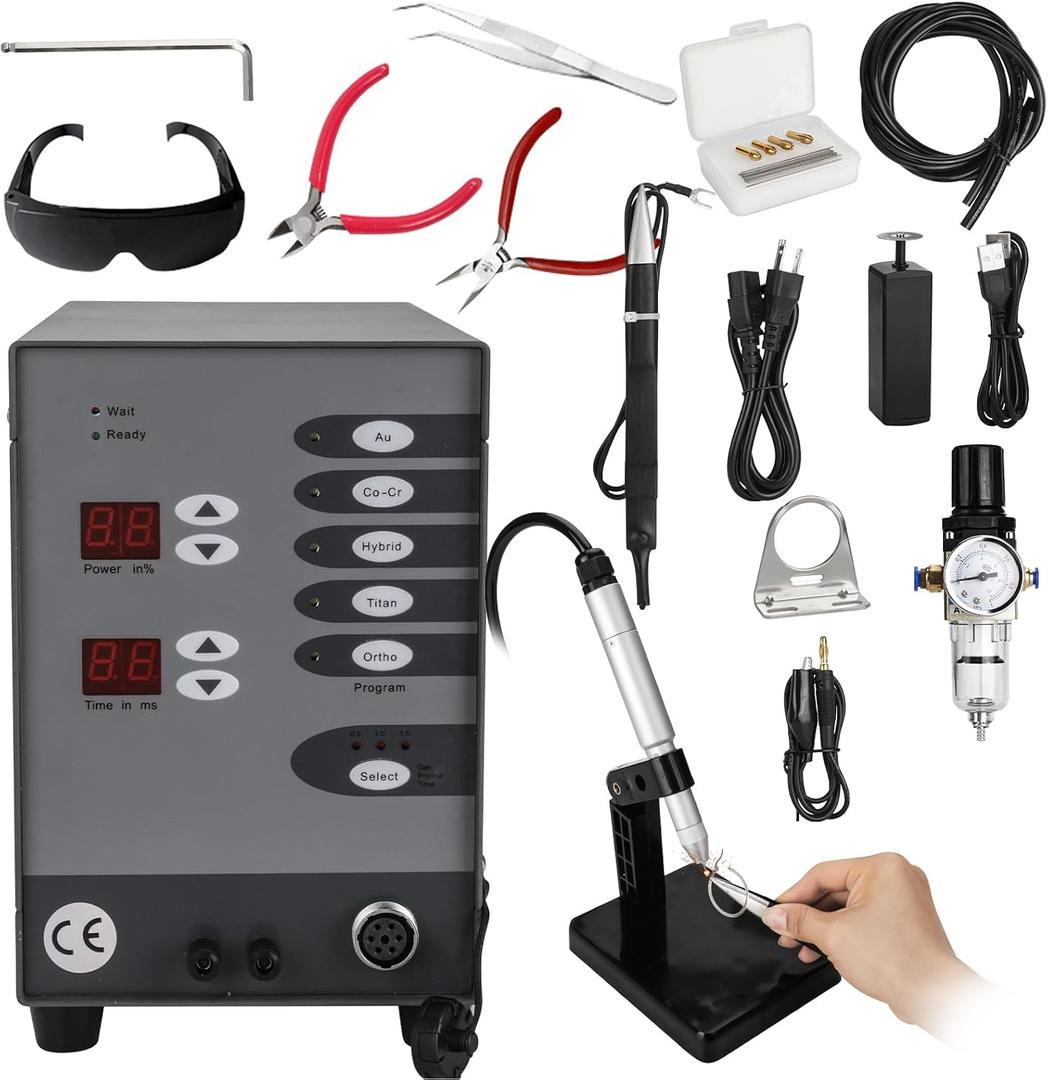 Welder for Permanent Jewelry - 110v Permanent Jewelry Welder,Permanent Jewelry Kit Welder,100a Pulse Arc Welder Permanent Jewelry