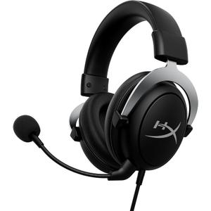 HyperX CloudX, Official Xbox Licensed Gaming Headset, Compatible with Xbox One and Series X|S, Memory Foam Ear Cushions, Detachable NoiseCancelling Mic, inline Audio Controls,Black/ Silver