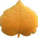 Teieas 3D Leaf Shaped Throw Pillows Plant Pillow Novelty Plush Cushion Backrest Pillow Home Decoration for Car, Bedroom, Sofa, Couch, Living Room