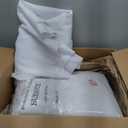 6 Pack 120 In Round White Tablecloths - Reusable Polyester Table Covers  Protect from Spills (Not Waterproof)  for Weddings, Banquets, Parties  Ships Folded, Wrinkles Likely, Steam Before Use