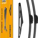 AUTOBOO 15"+15" Windshield Wipers with 13 Inch Rear Wiper Blade Replacement for Jeep wrangler JK 2008-2018,Jeep wrangler 2007-2017-Original Factory Quality (Pack of 3)