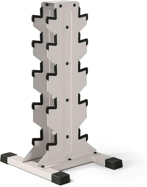 CAP Dumbbell Rack for Home Gym – Vertical Storage Stand, Holds Multiple Pairs (100–300 lbs), Heavy-Duty Steel with Non-Slip Base | Multiple Options