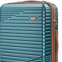Luggage Sets 3 Piece, Expandable Hard Shell Carry on Suitcase with Spinner Wheels and TSA Lock, Travel Lightweight Luggage Set with YKK Zippers (Dark Green, Carry-on 20 Inch)