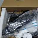 Steam Mop, 12-in-1 Powerful Handheld Steam Cleaner Detachable Steam Mops for Floor Cleaning, 565ML Removable Tank, 23FT Power Cable, MultiPurpose Steamer for Hardwood, Tile, Grout, Furniture (Black)